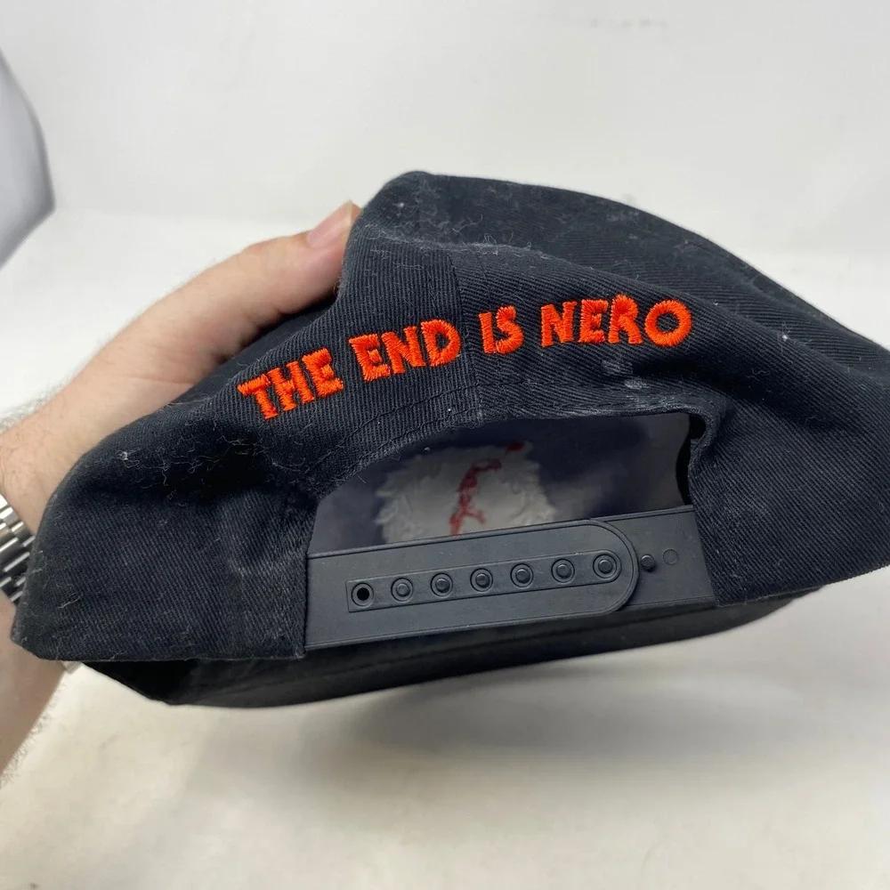 Queens Of The Stone Age The End Is Nero Snapback Hat Black Cotton Used - Picture 5 of 7